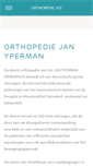 Mobile Screenshot of orthopedie-yperman.be